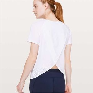 lululemon athletica White Open-Back Top